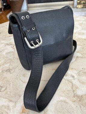 Roots Leather Crossbody Bag